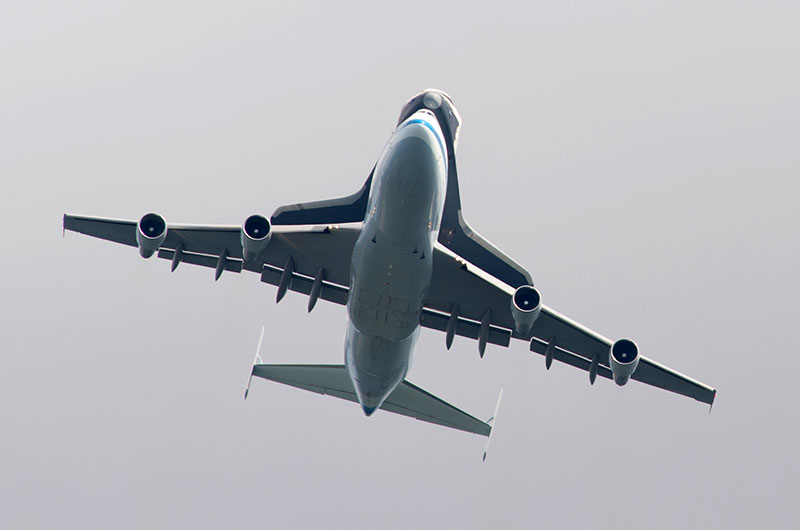 Space shuttle Enterprise lands in New York for museum display