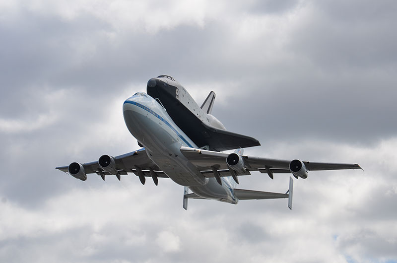 Space shuttle Enterprise lands in New York for museum display