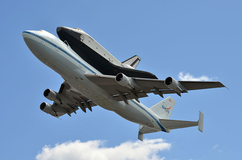 Space shuttle Enterprise lands in New York for museum display