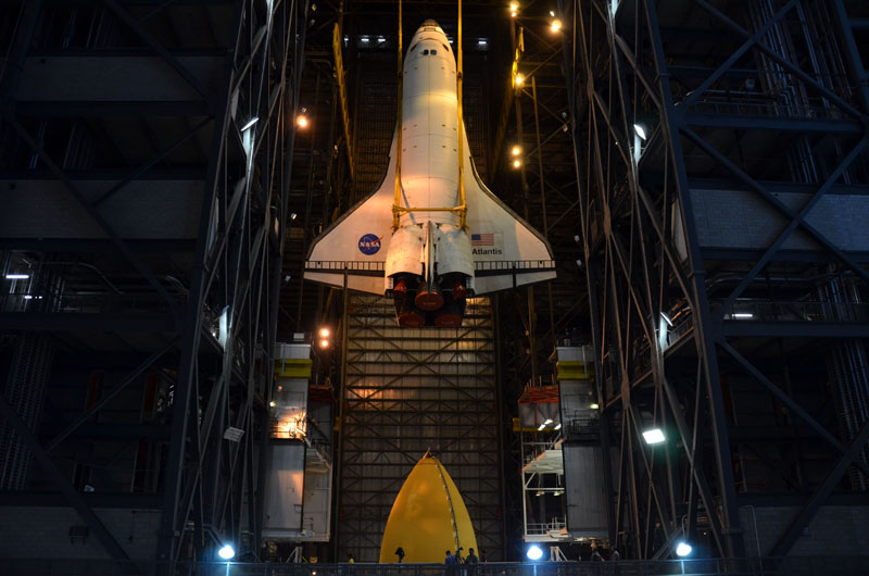 Atlantis lifted for last space shuttle flight